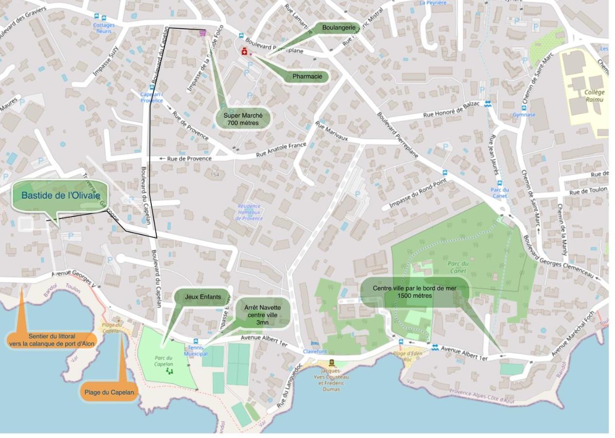 Bastide De L'Olivaie Apartment Bandol Ngoại thất bức ảnh